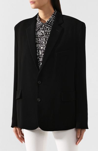 Image 2 of Balenciaga Black straight jacket