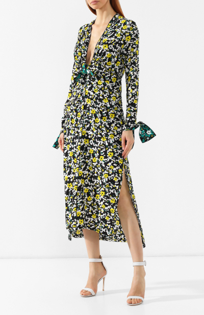 Image 3 of Proenza Schouler Multicolor dress with floral print