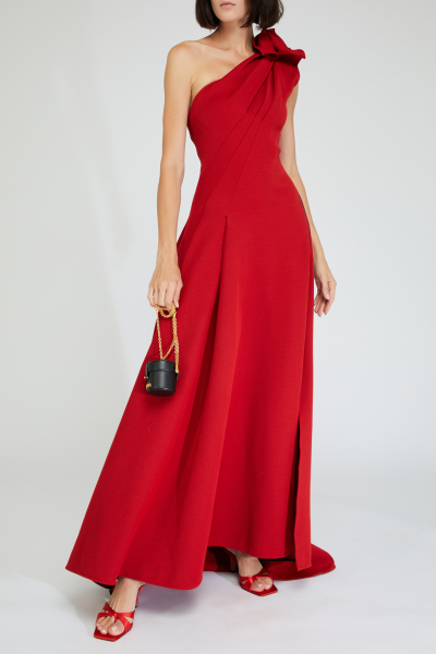 Image 4 of Toni Matičevski Red one-shoulder dress