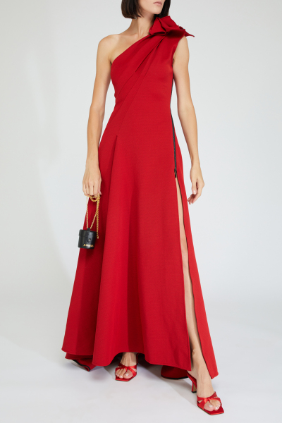 Image 2 of Toni Matičevski Red one-shoulder dress