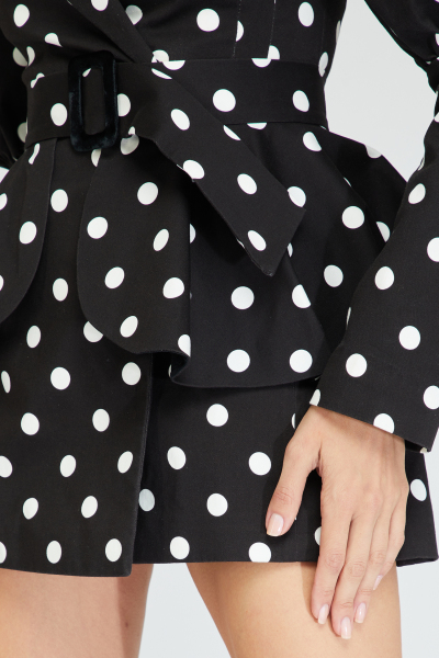 Image 5 of Marianna Senchina Black polka dot dress