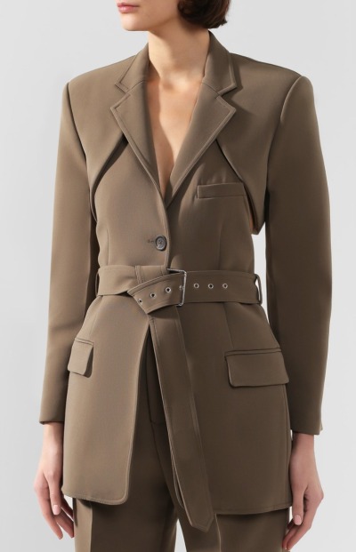 Image 2 of Peter Do Beige jacket with an open back