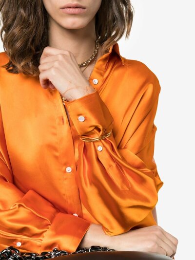 Image 5 of Loewe Orange viscose shirt