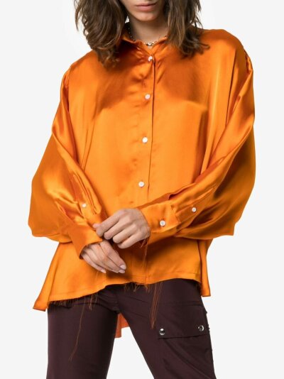 Image 2 of Loewe Orange viscose shirt