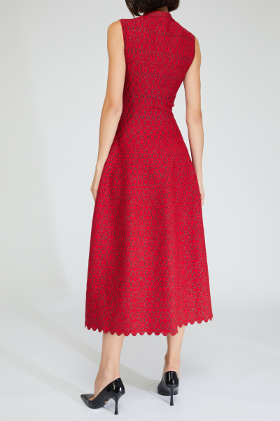 Image 5 of ALAIA Red sleeveless Dress