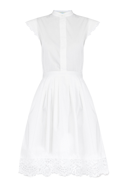 Image of Blumarine White Shirt Dress