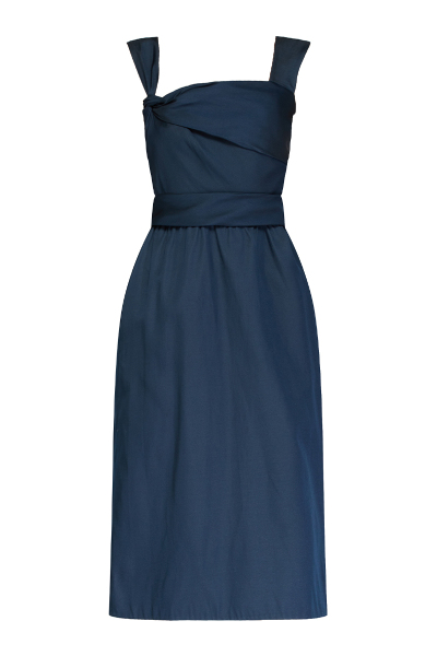Image of Phillip Lim Blue dress with an open back