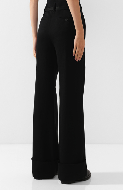 Image 4 of Ann Demeulemeester Black straight trousers