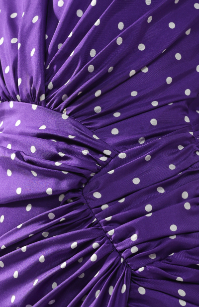 Image 5 of Alexandre Vauthier Purple polka dot dress