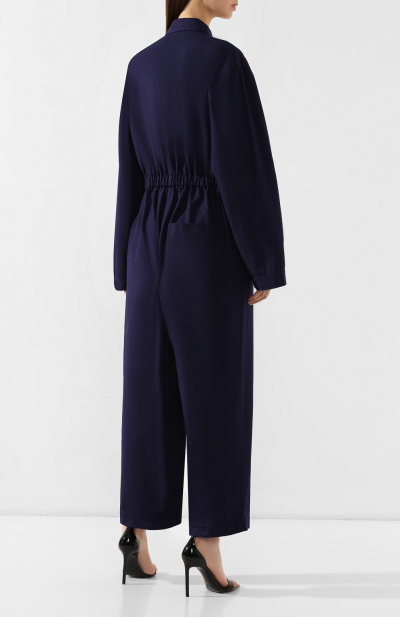Image 4 of Dries Van Noten Blue jumpsuit with embroidery