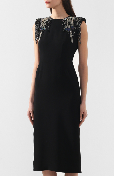 Image 3 of Dries Van Noten Sleeveless black dress