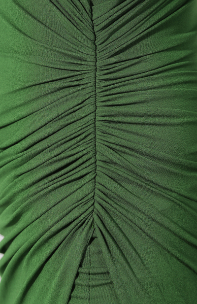 Image 5 of Alexandre Vauthier Green dress with an asymmetrical cut