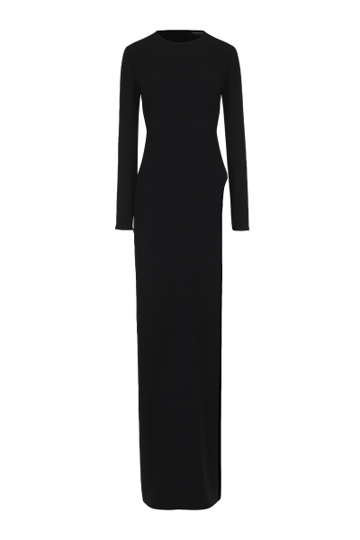Image of Tom Ford Black dress with a high slit