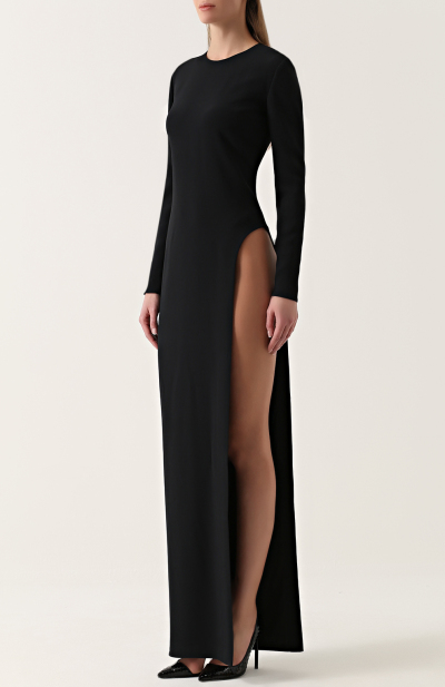Image 2 of Tom Ford Black dress with a high slit