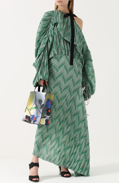 Image 2 of Marni Green silk dress