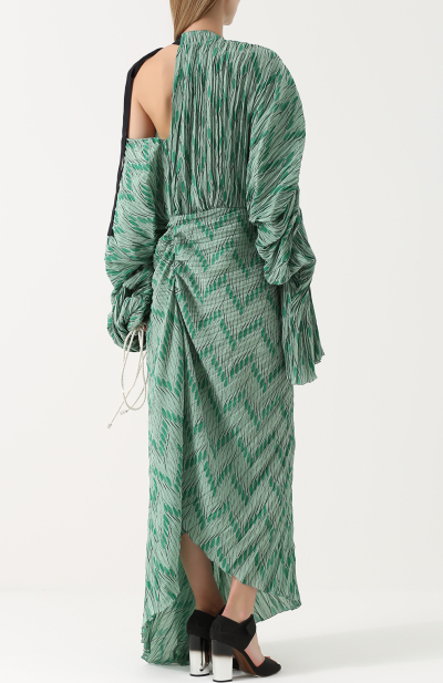 Image 4 of Marni Green silk dress