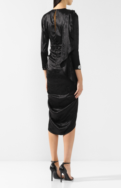 Image 4 of Dodo Bar Or Black evening dress with pleats