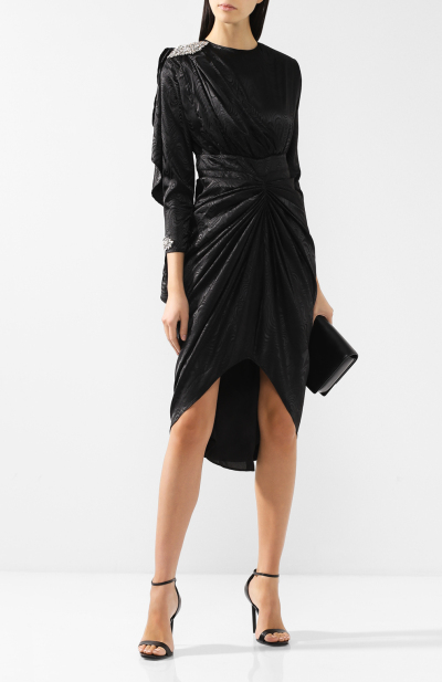 Image 2 of Dodo Bar Or Black evening dress with pleats