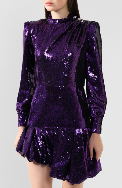 Image 3 of Giuseppe di Morabito Purple dress with sequins