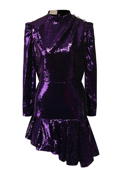 Image of Giuseppe di Morabito Purple dress with sequins