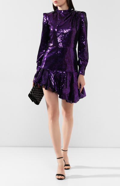 Image 2 of Giuseppe di Morabito Purple dress with sequins