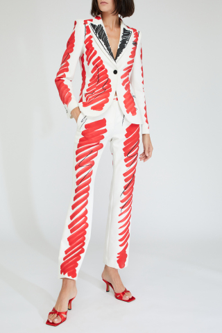 Moschino Pantsuit with print Multicolor