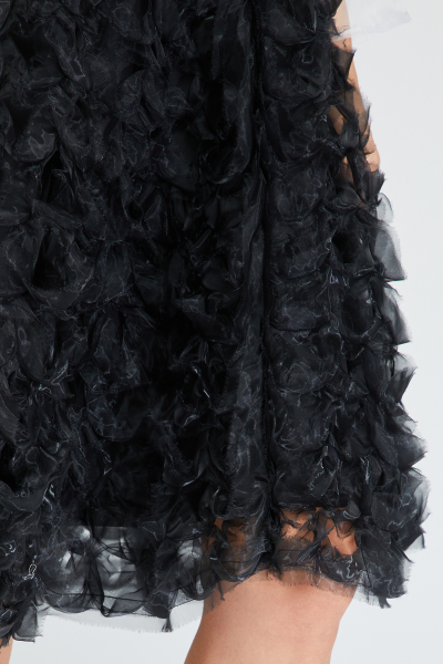 Image 5 of Noir kei ninomiya Black midi skirt