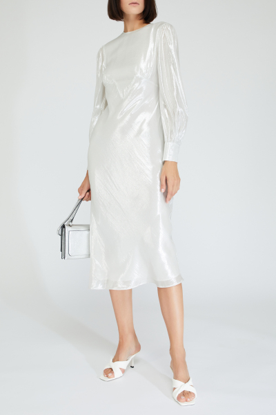Image 5 of Olivia von Halle White silk dress