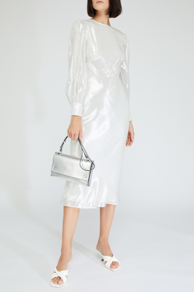 Image 4 of Olivia von Halle White silk dress