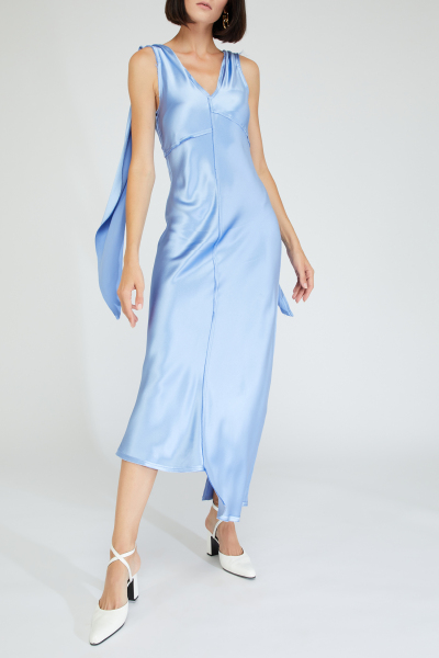 Image 4 of WOS Blue dress with straps