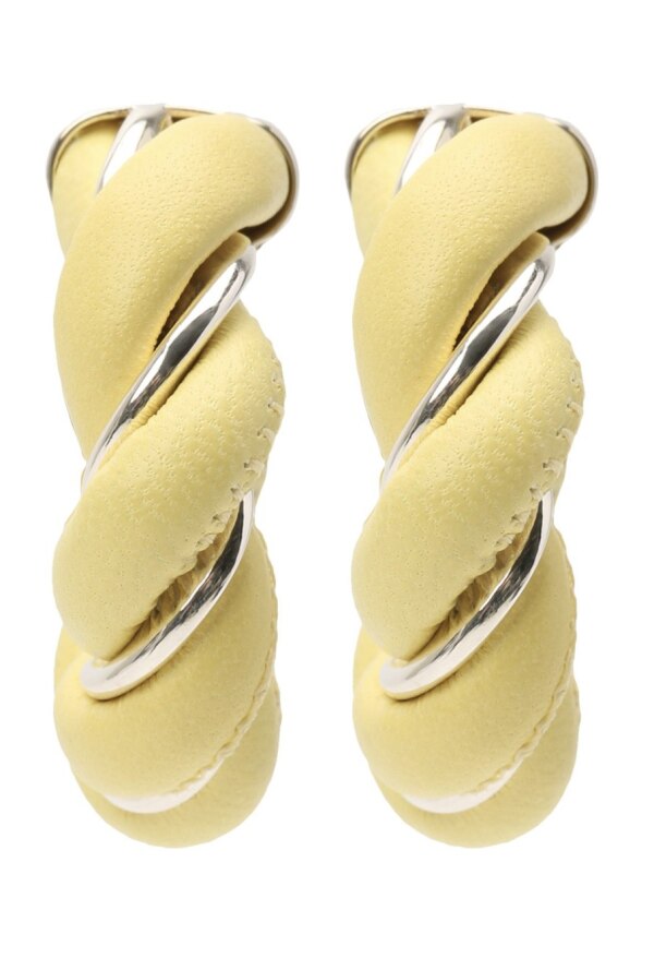 Bottega Veneta Yellow ring earrings Yellow