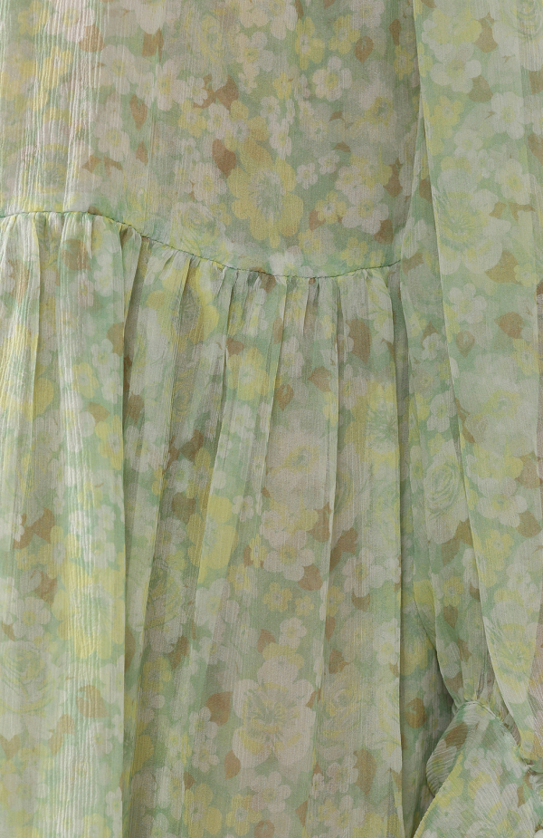 Stella McCartney Green dress with floral print Green