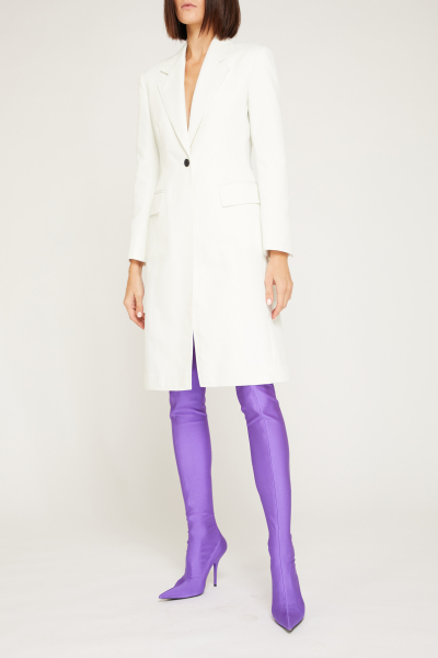 Image 2 of Calvin Klein 205 W39 NYC Straight-cut white coat