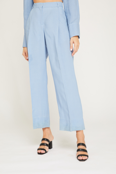 Image 2 of Jacquemus Straight-cut blue trousers