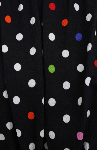 Christopher Kane Black dress with multicolor dots Black