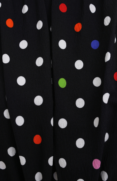 Image 5 of Christopher Kane Black dress with multicolor dots