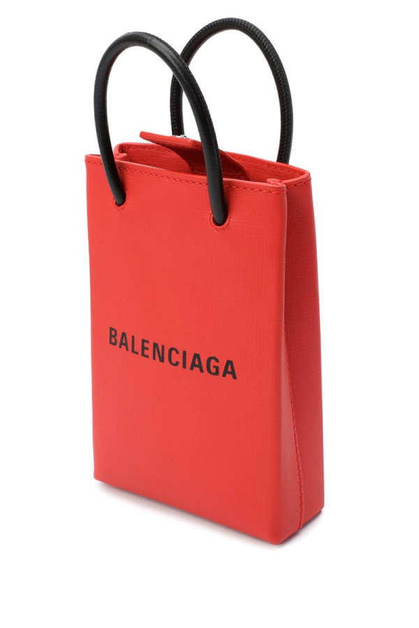 Balenciaga Red mini bag with logo Red