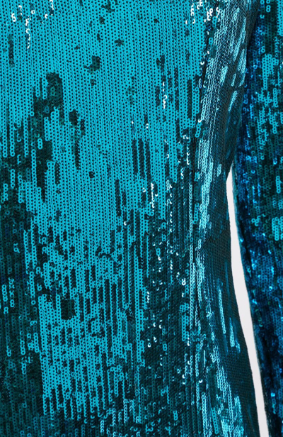 Image 5 of Galvan Turquoise dress with sequins