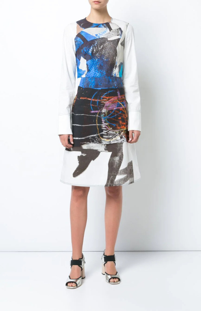 Image 2 of Marni Multicolored dress with abstract print