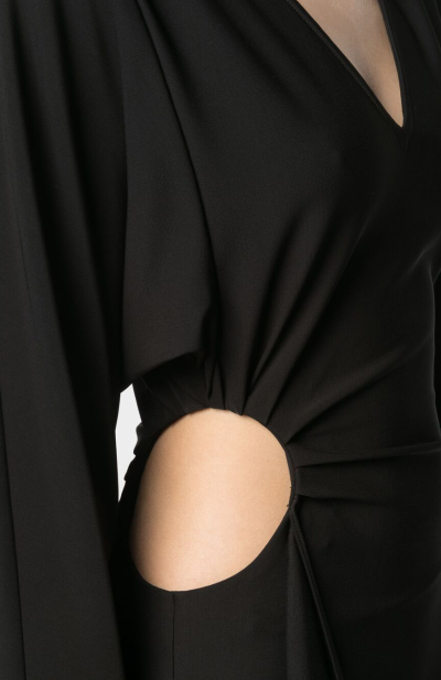 Image 5 of Off-White Black dress with V-neck