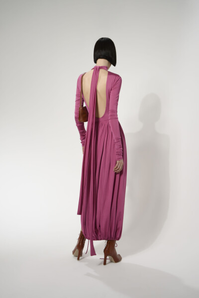 Image 5 of Aleksandre Akhalkatsishvili Pink dress with open back