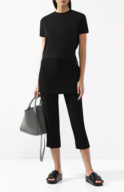 Image 2 of Phillip Lim Black cropped trousers