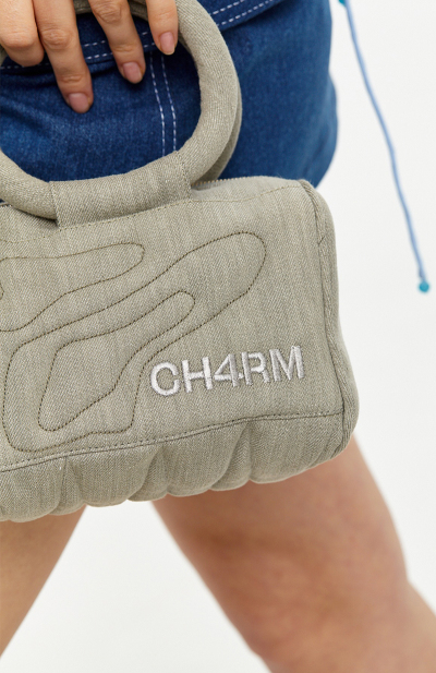 Image 3 of CH4RM Grey bag with CH4RM logo
