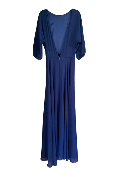Image 2 of Laroom Dark blue maxi dress