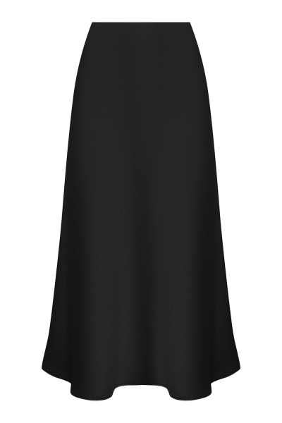 Image of Present Simple Black midi skirt DIANA