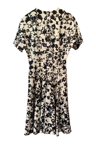 Saint Laurent Beige dress with print Beige