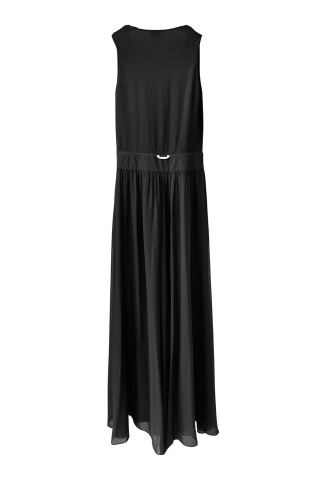 Faith Connexon Black dress with a semi-transparent skirt Black