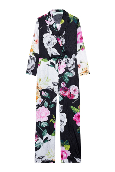 Image of Off-White Multicolored jumpsuit with floral print
