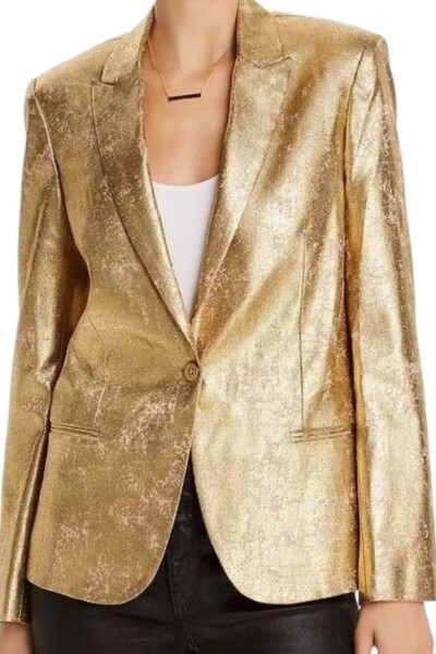 Image 4 of Zadig&Voltaire Golden viscose jacket