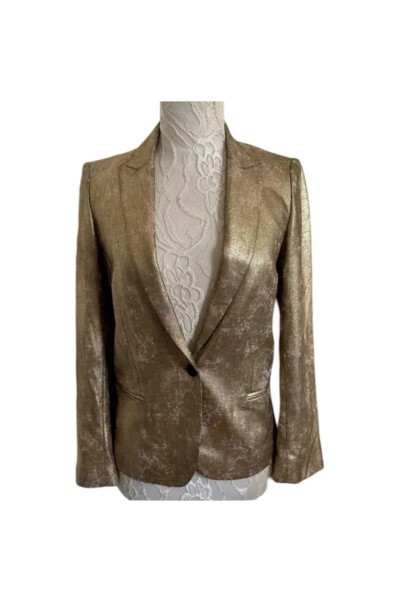 Image of Zadig&Voltaire Golden viscose jacket